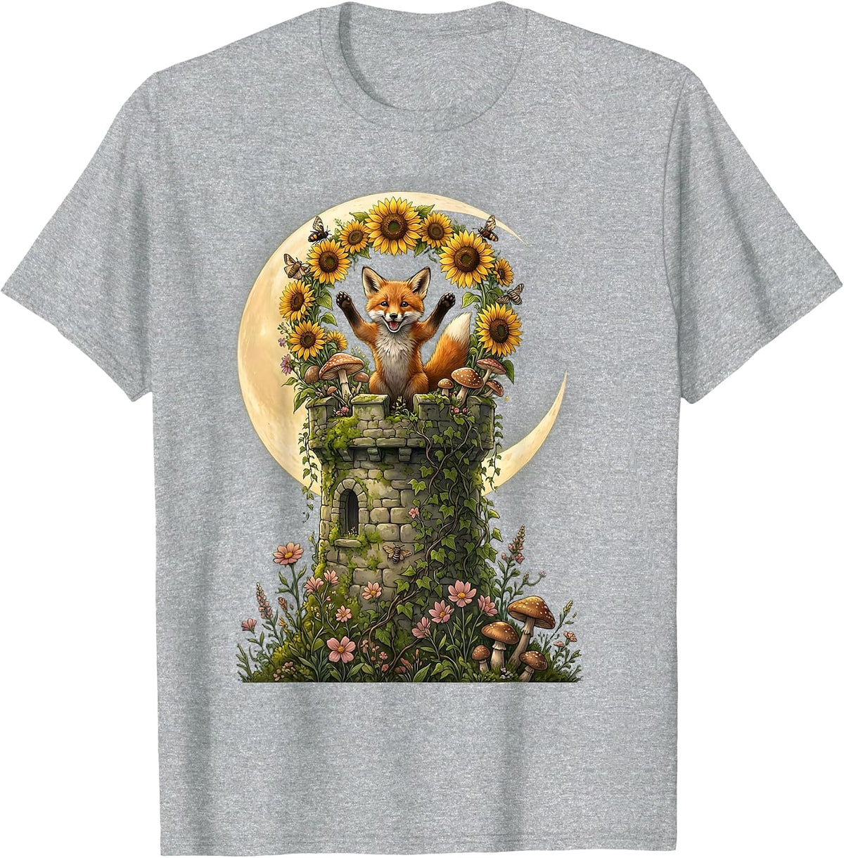 Men's Down Syndrome Awareness Climbing Champion Design T-Shirt - Heather Grey