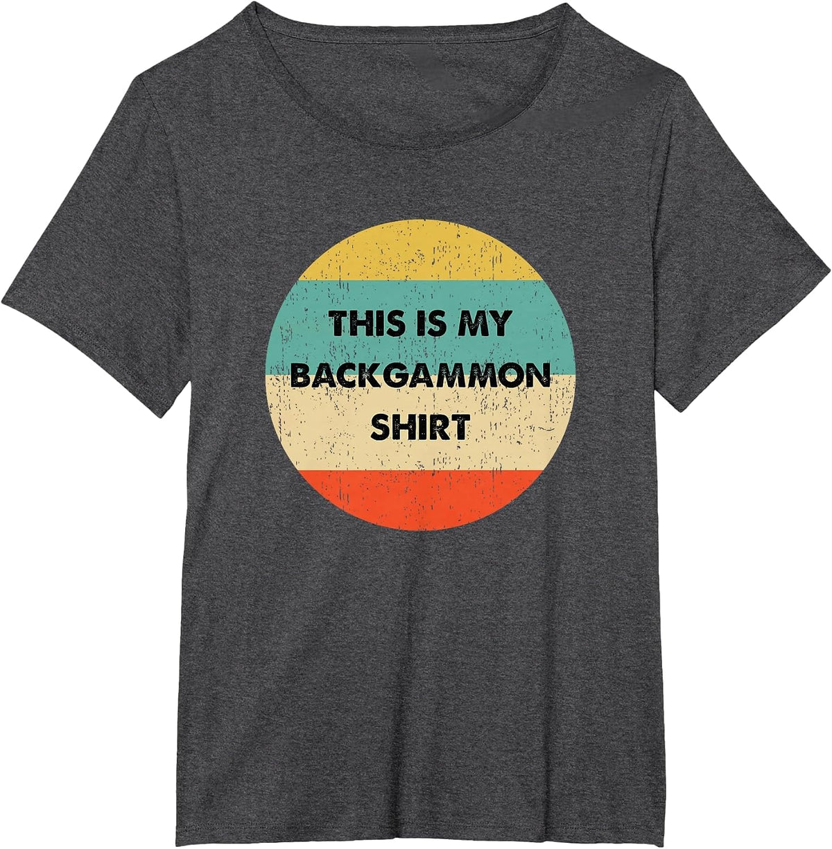 This is My Backgammon T-Shirt - Dark Heather Grey