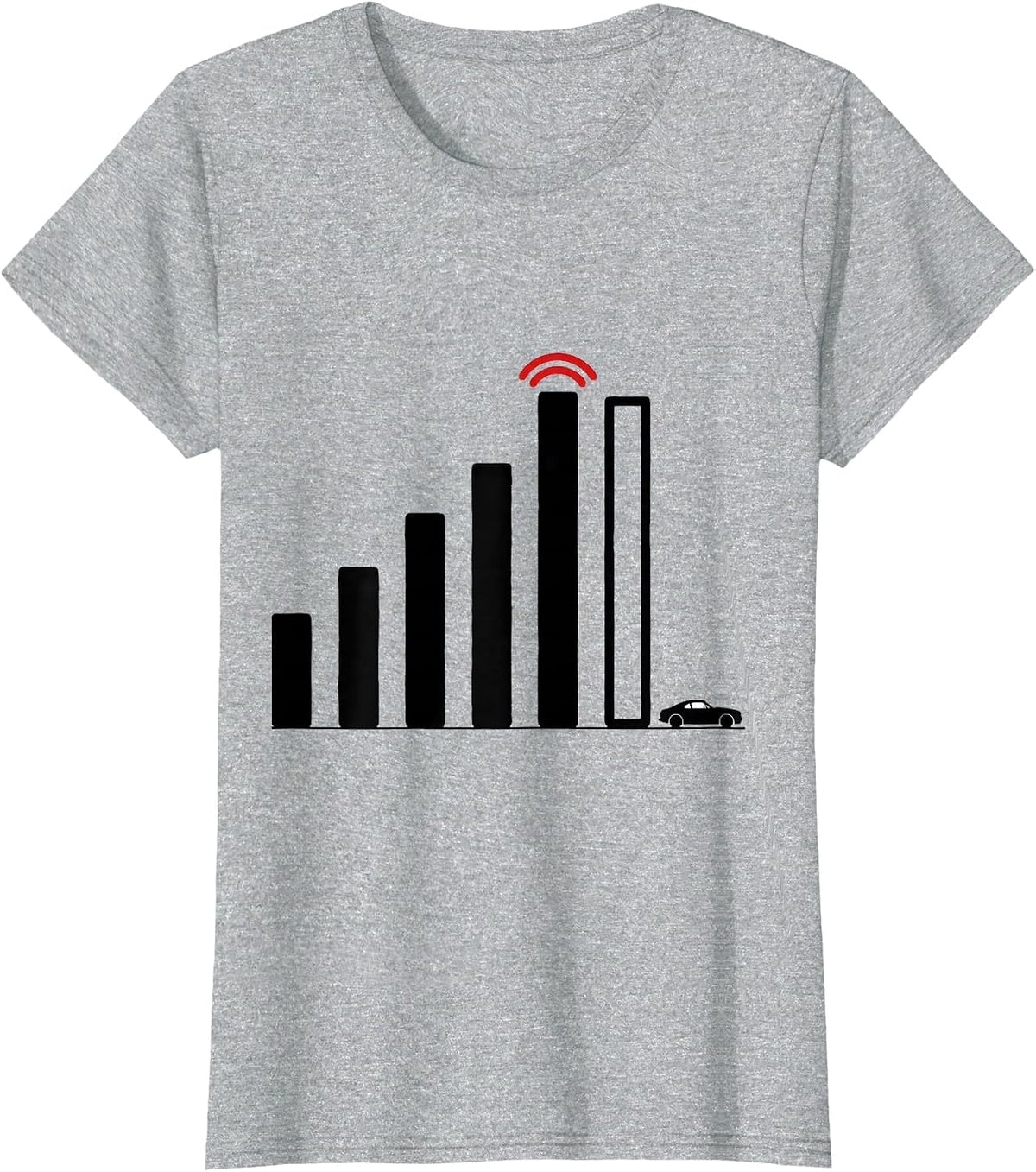 Storm Chaser Meteorology Enthusiast Minimalist Tornado Humor T-Shirt - Heather Grey