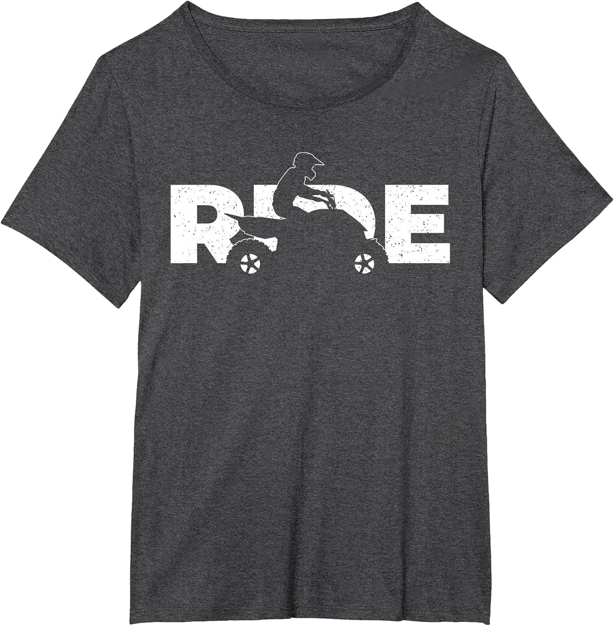 Cute ATV Design for Men Women Quad Rider 4 Wheeler ATV Lover T-Shirt - Dark Heather Grey