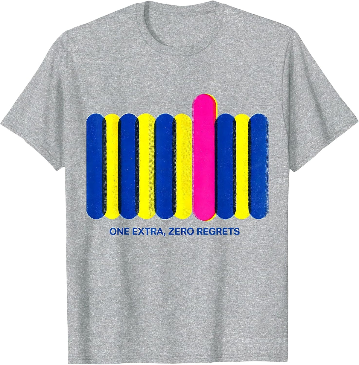 Men's One Extra Zero Regrets Down Syndrome Awareness Family Pride T-Shirt - Heather Grey