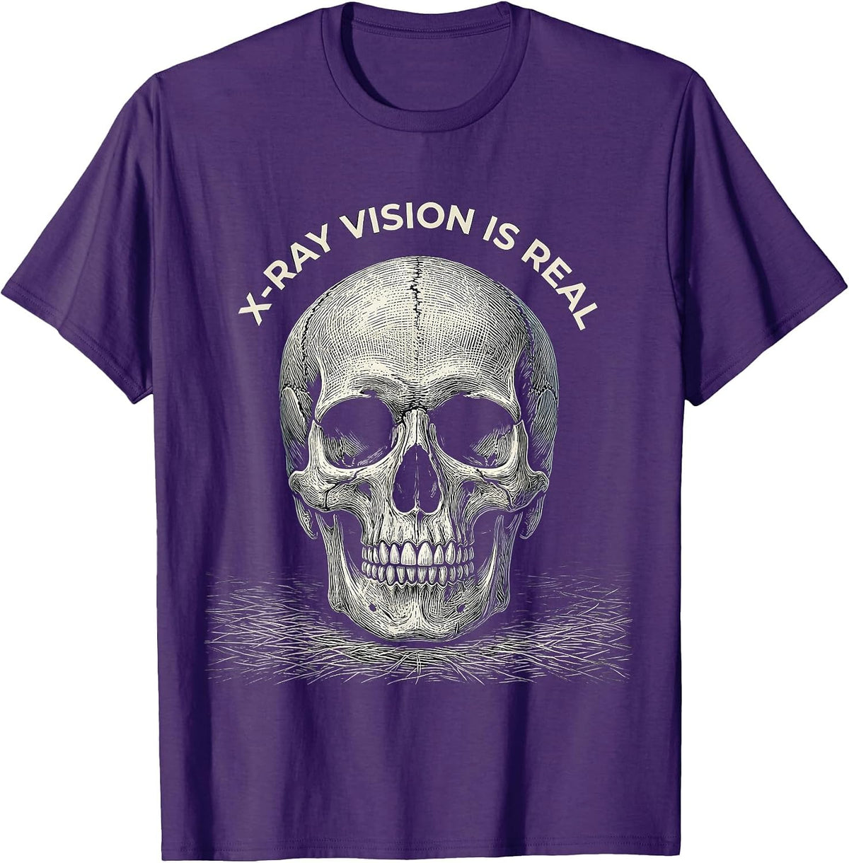 X-Ray Vision Is Real Radiology Design T-Shirt - Purple