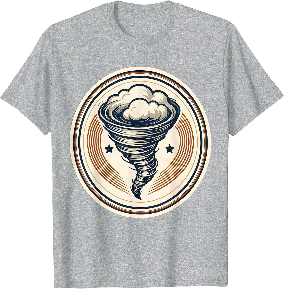 Men's Cheerful Tornado Weather Storm Chaser Meteorology Humor T-Shirt - Heather Grey