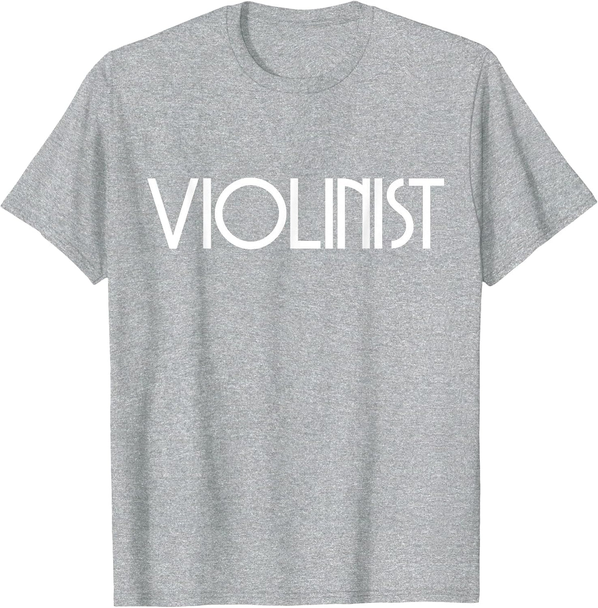 Violin Musical Music Teacher Violinist T-Shirt - Heather Grey