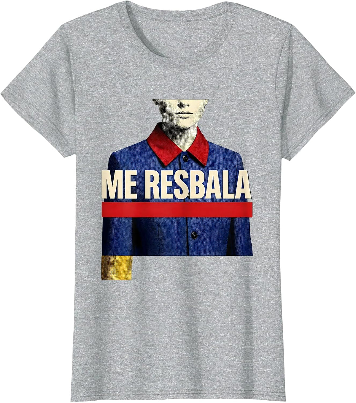 Me Resbala Funny Latino Heritage Spanish Slang Humor T-Shirt - Heather Grey