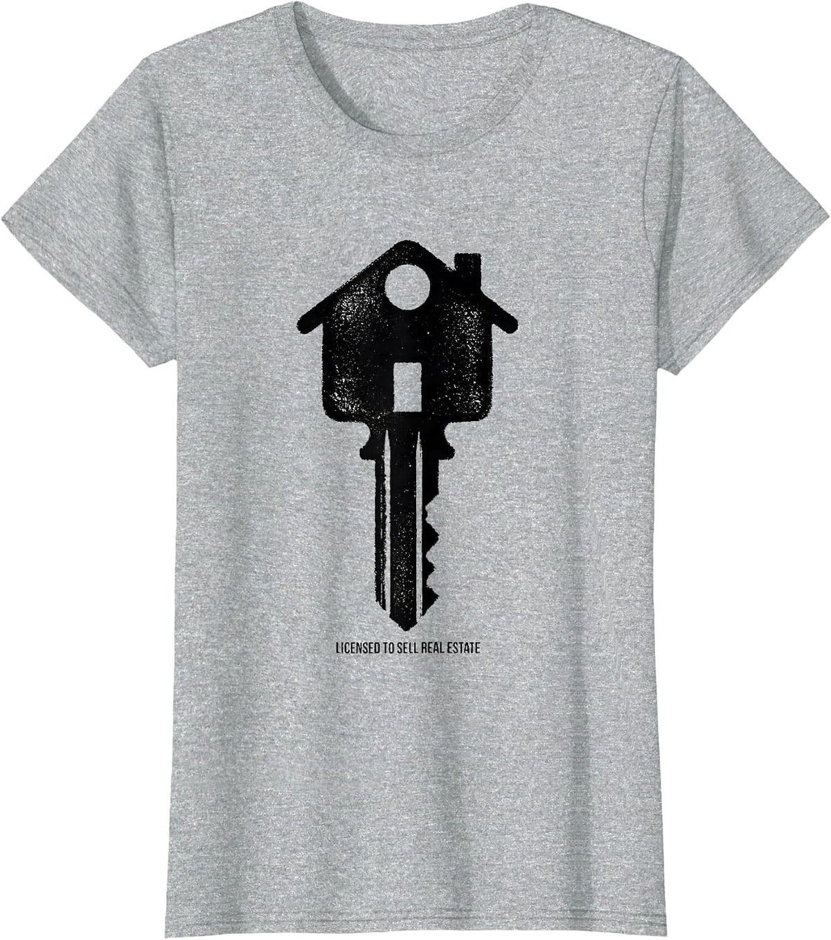 Licensed To Sell Real Estate Funny Realtor Medicare Gift T-Shirt - Heather Grey