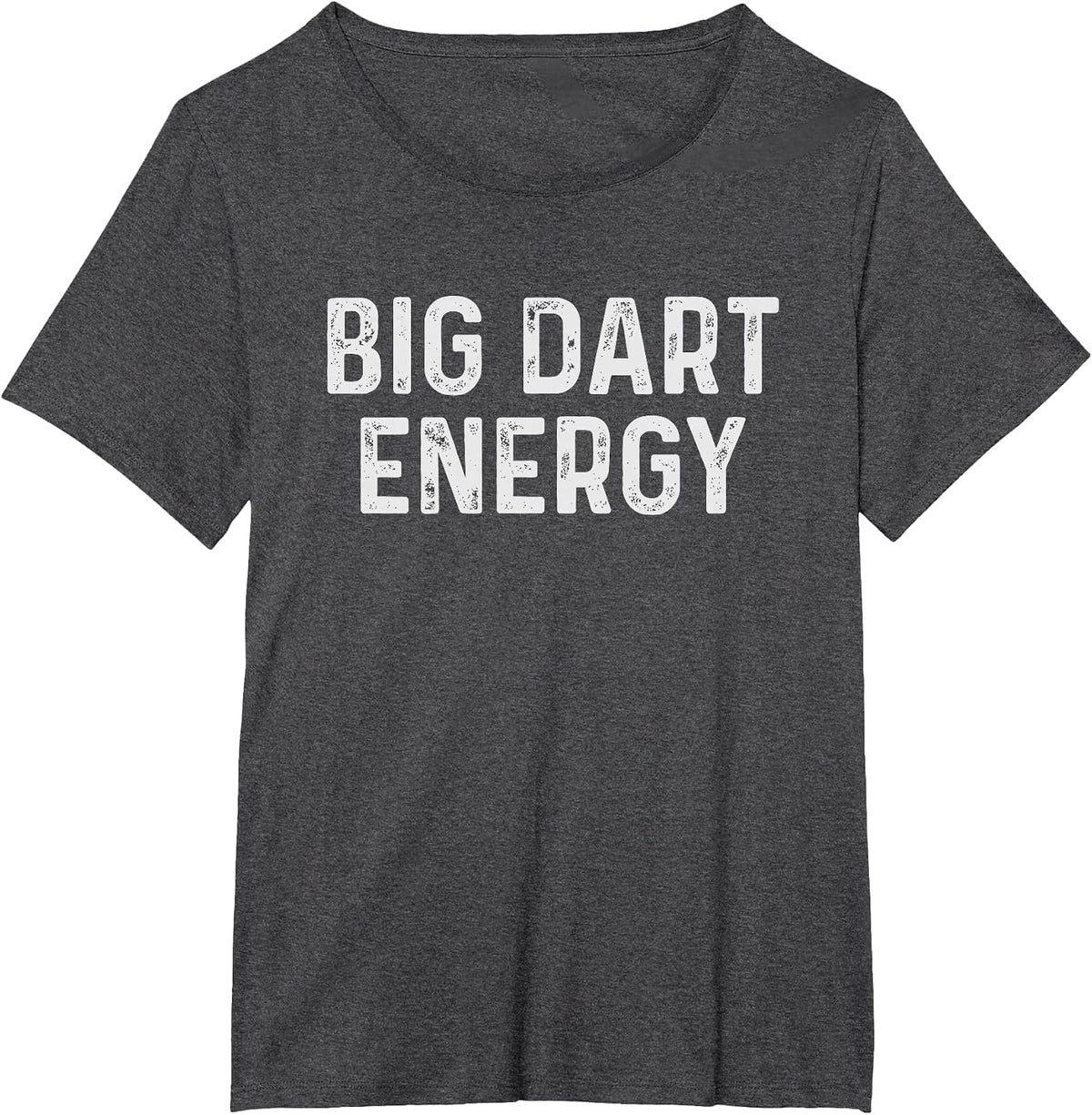 Funny Dart T-Shirt - Dark Heather Grey