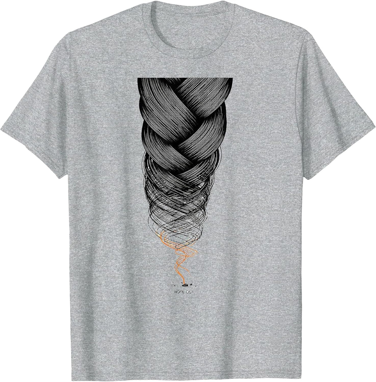 Men's Rope Out Funny Storm Chaser Tornado Meteorology Humor T-Shirt - Heather Grey