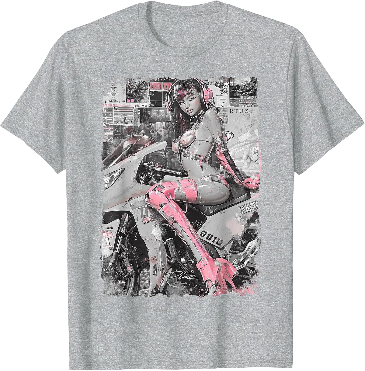 Supersport Bike Superbike Racing Motorbike Racing Motorcycle T-Shirt - Heather Grey