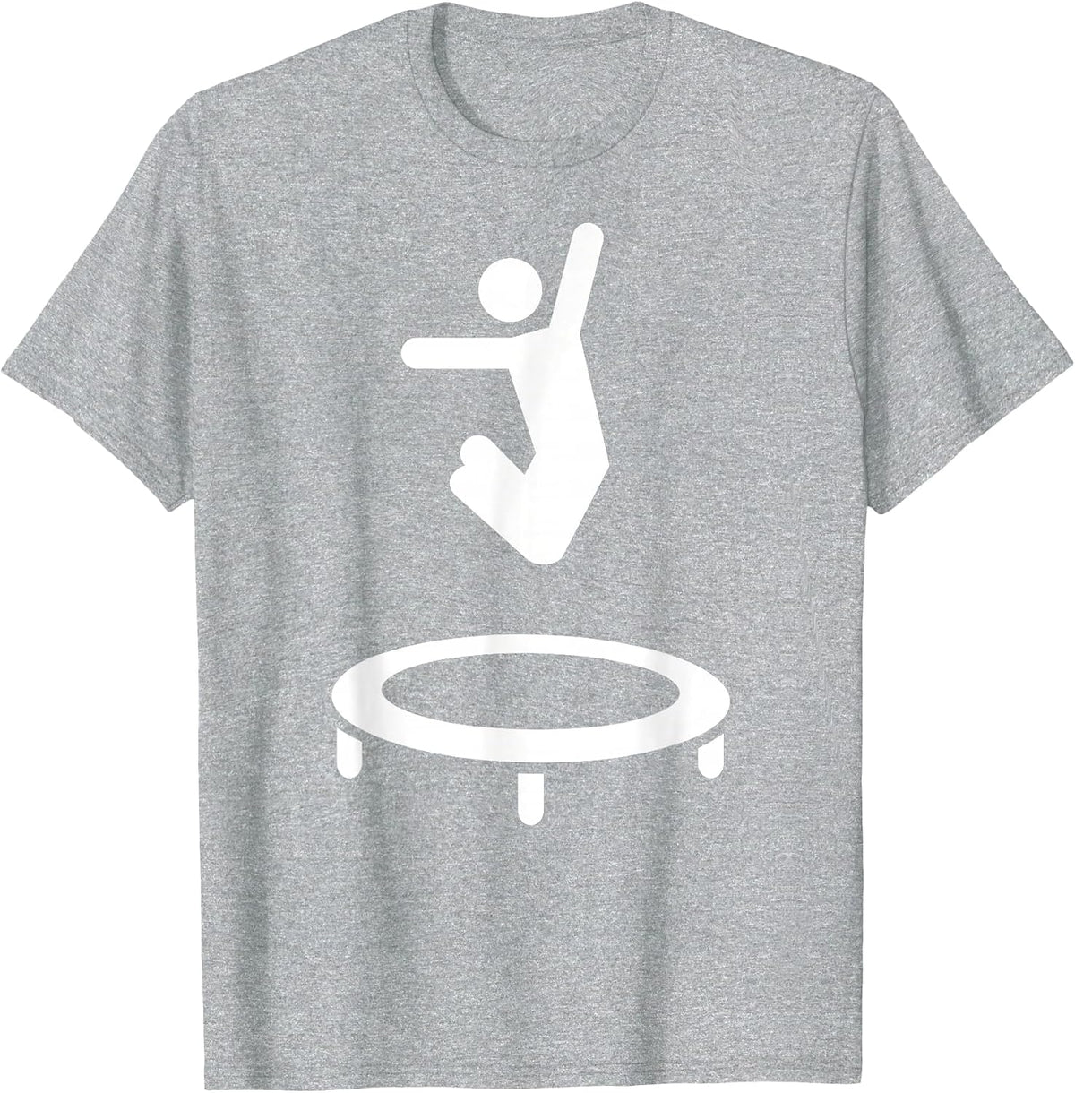 Trampoline Symbol T-Shirt T-Shirt - Heather Grey