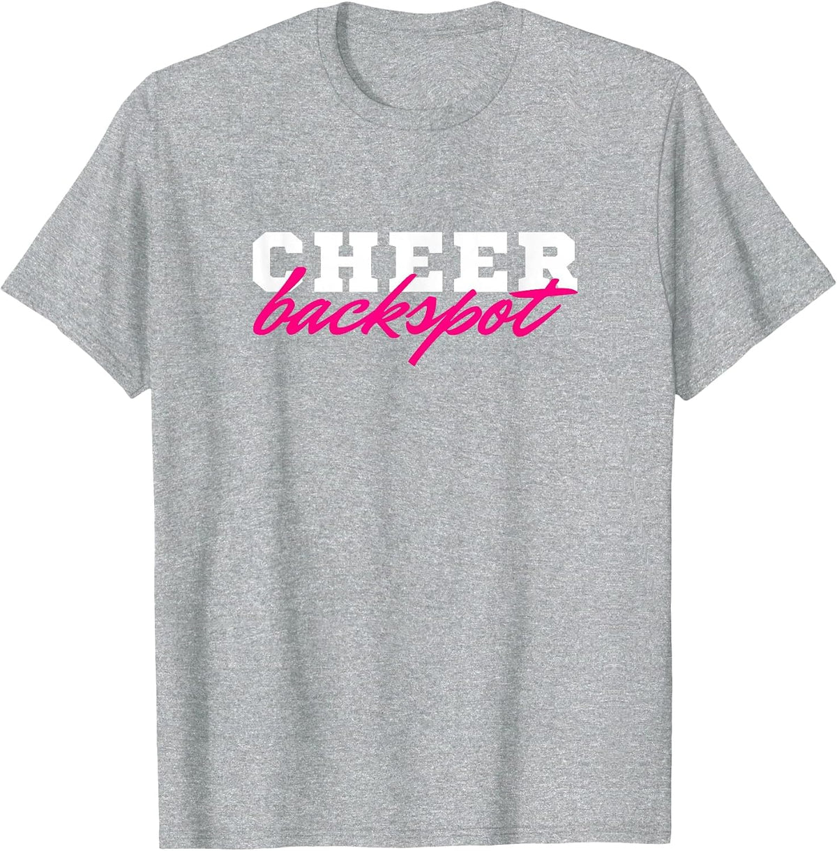 Cheer Backspot T-Shirt - Heather Grey