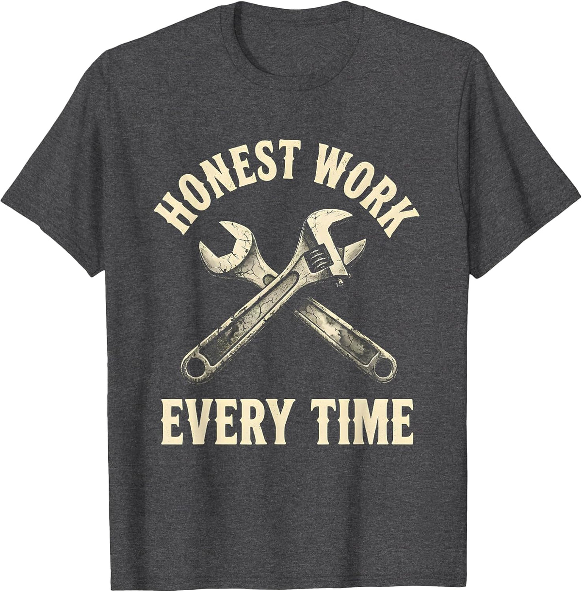 Men's Valley Forge Automotive Honest Work Every Time T-Shirt - Dark Heather Grey