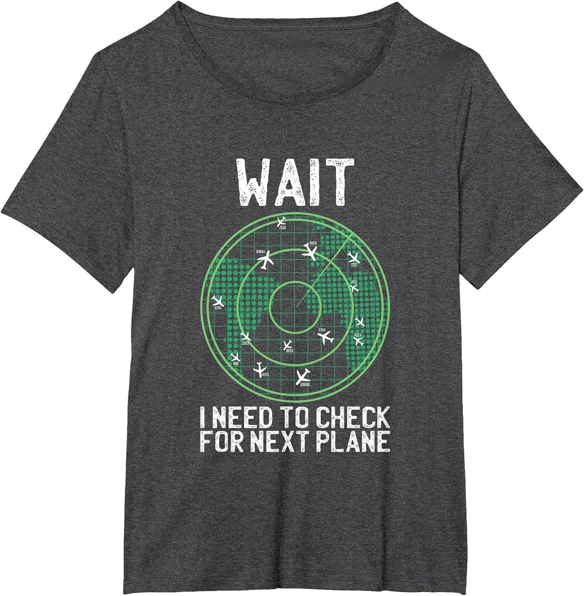 Tarpaulin Spotter Aeroplane Pilot Aviation avgeek T-Shirt - Dark Heather Grey