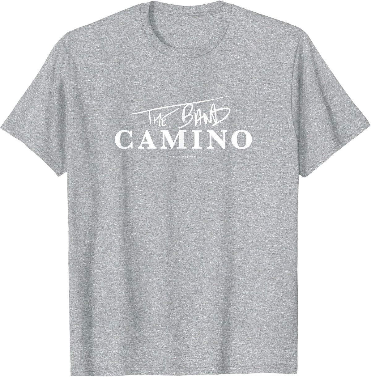 White Logo T-Shirt - Heather Grey