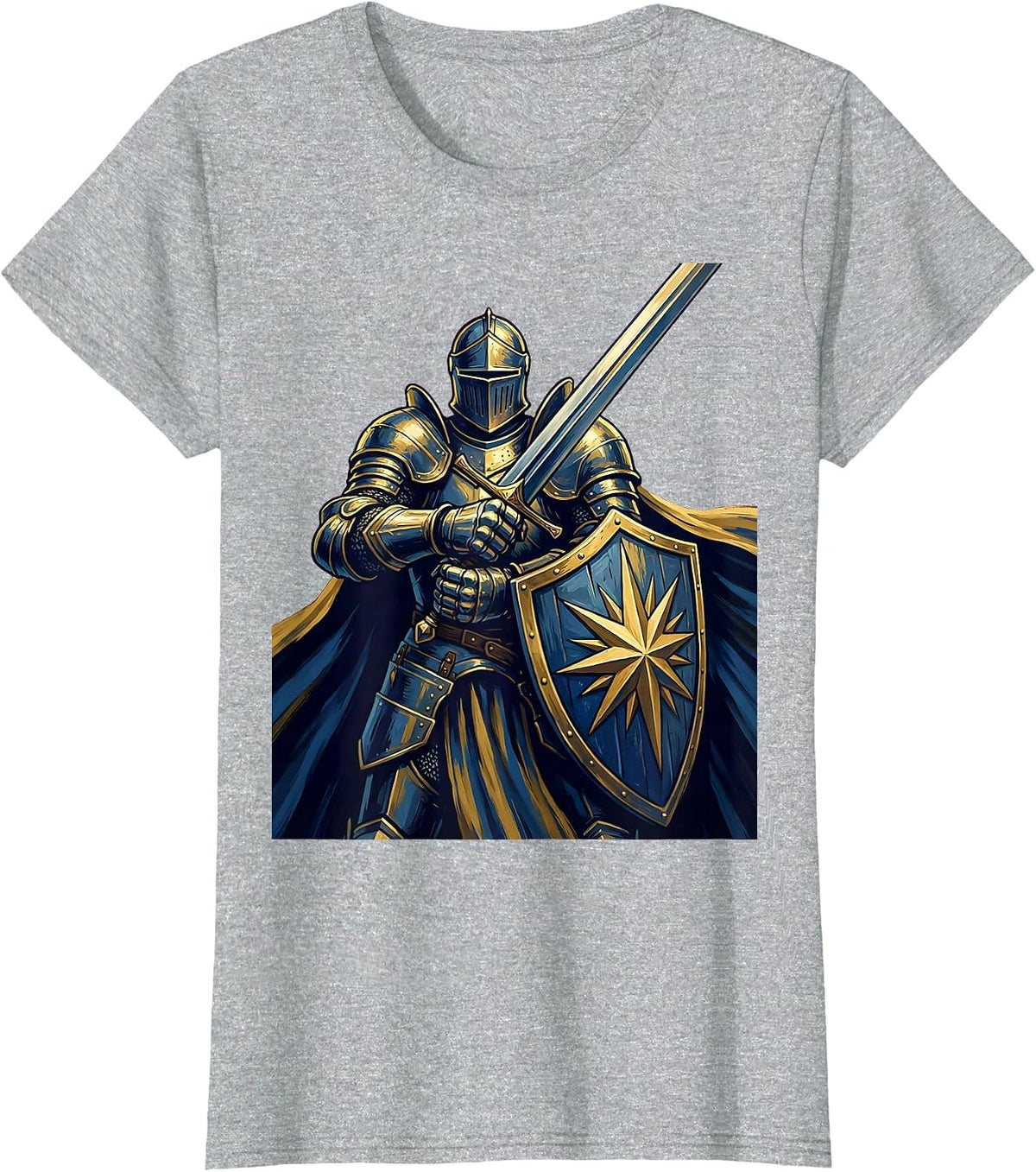 Women's 21st Birthday Triumphant Knight Graphic T-Shirt - Heather Grey