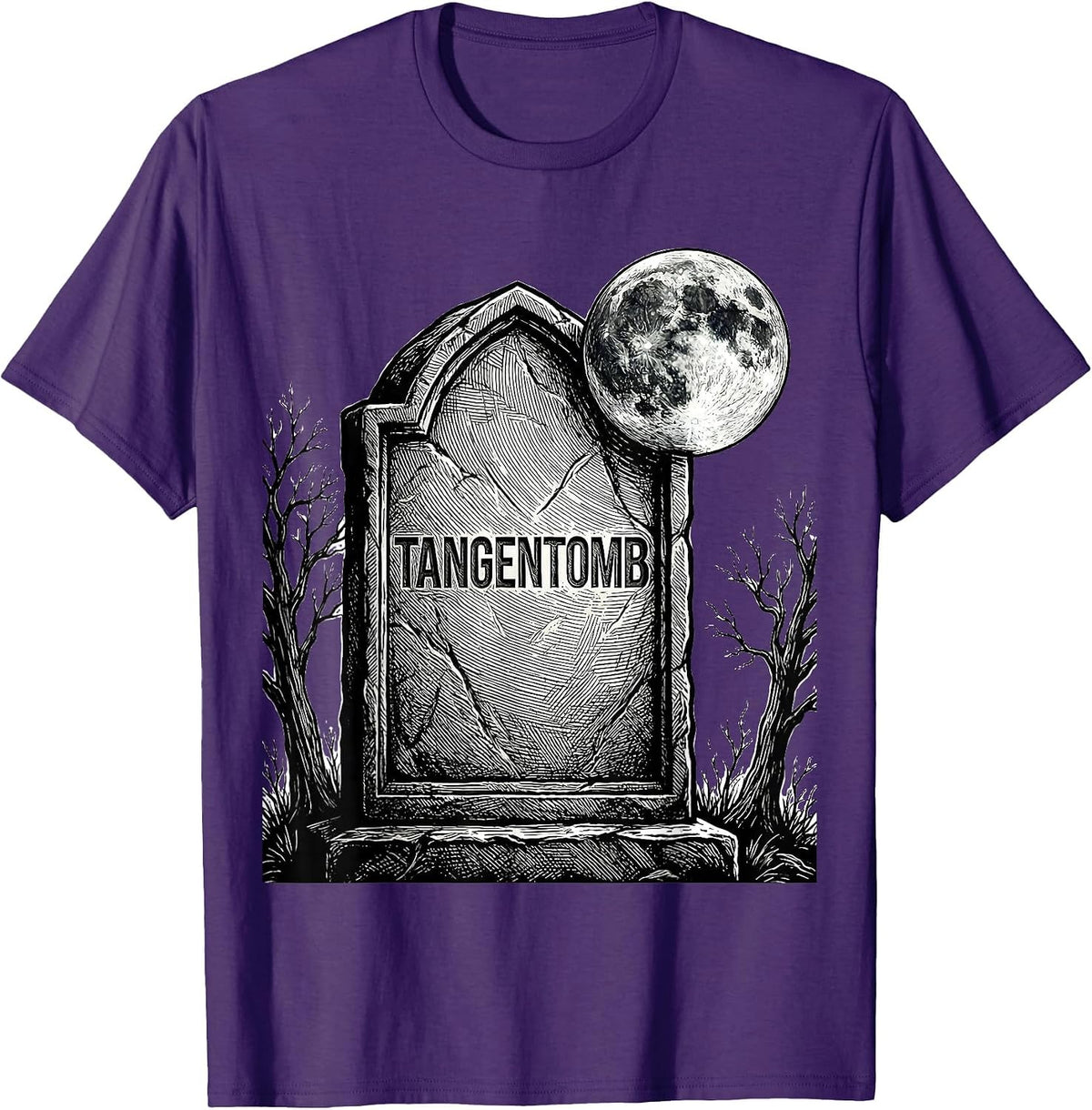 Tangentomb Math Teacher Halloween Costume Substitue T-Shirt - Purple