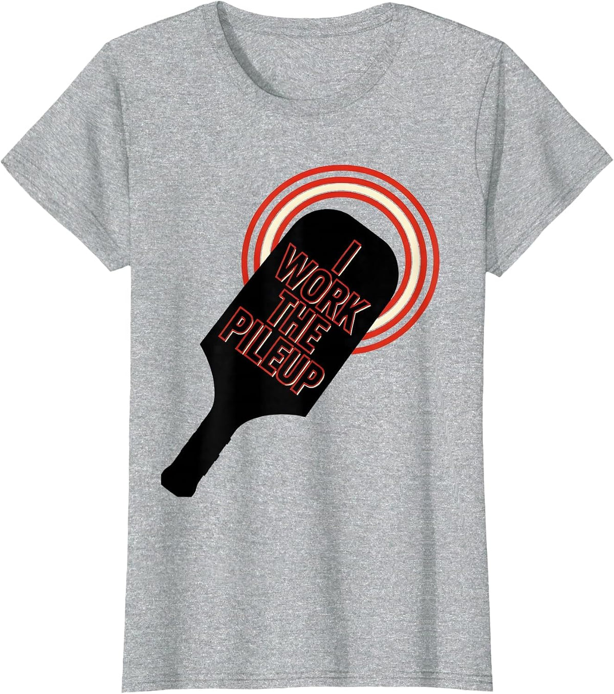 I Work The Pileup Funny Ham Radio Operator Hobby Humor T-Shirt - Heather Grey