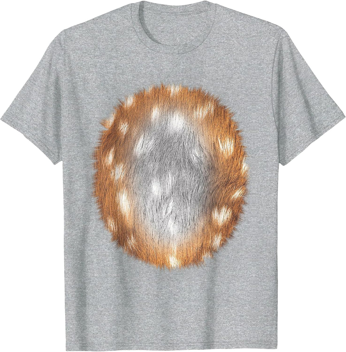 Deer in Headlights Animal Halloween DIY Costume Funny T-Shirt - Heather Grey
