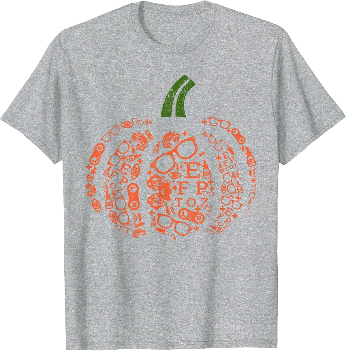 Optometry Pumpkin Halloween Costume, Cute Sight Squad T-Shirt - Heather Grey