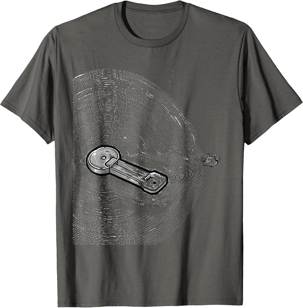 Men's Ham Radio Called It In First Funny Ham Operator Humor T-Shirt - Asphalt Grey