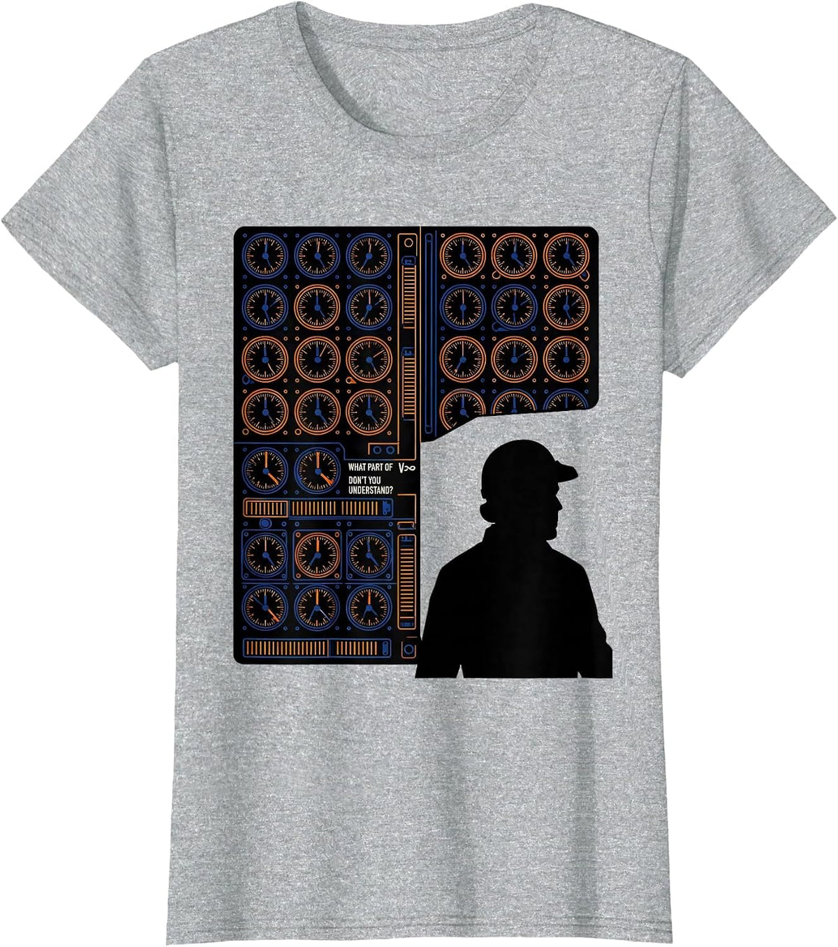 What Part Of V∞ Don't You Understand? Aerospace Engineer CNC T-Shirt - Heather Grey