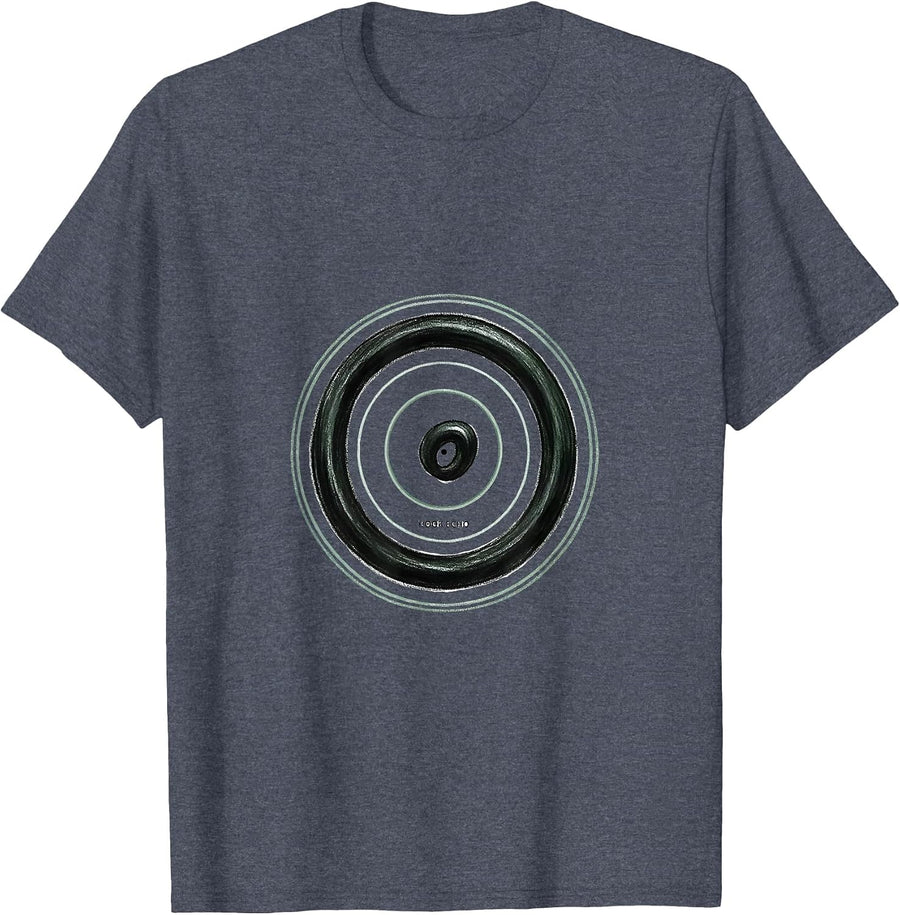 Hook Echo Editorial Conceptual Storm Chaser Tornado T-Shirt - Heather Blue