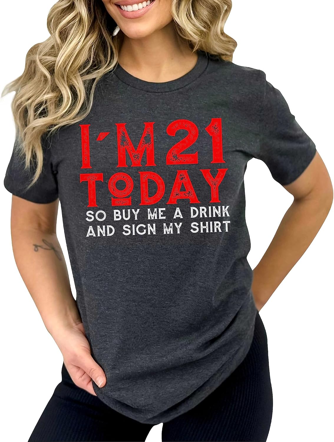 Birthday Shirt Anniversary T-Shirt Birth Party Crew Shirts Casual Shirts - Dark Heather Design-2