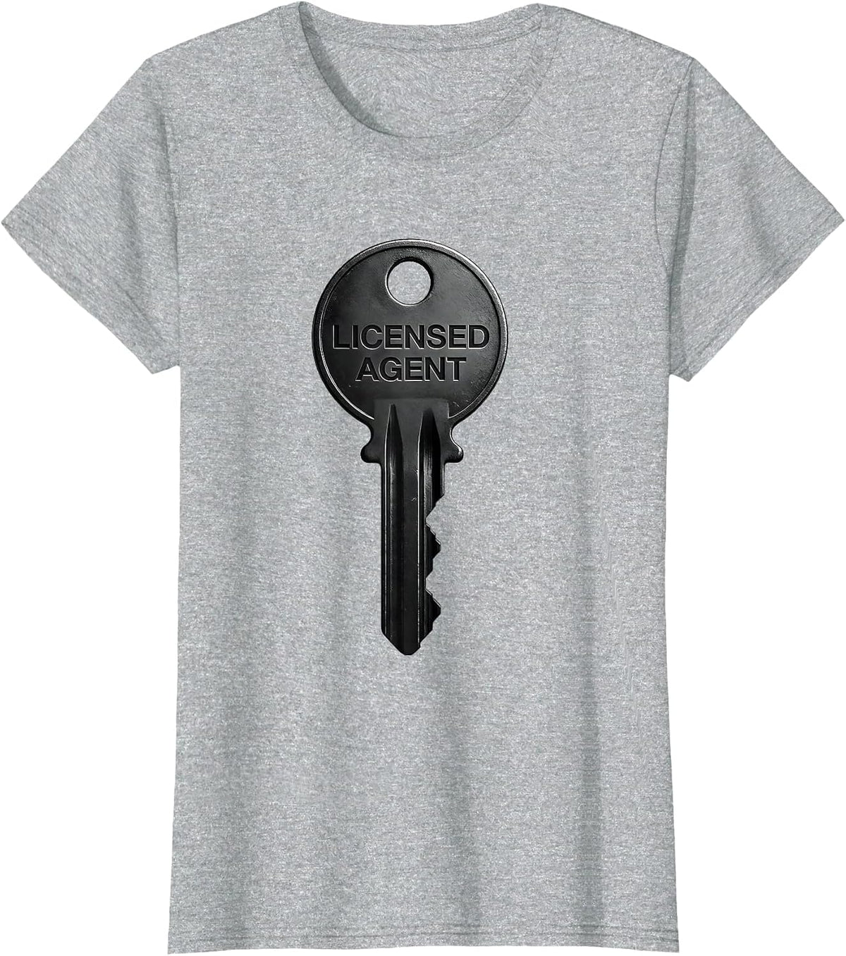 Licensed Agent Funny Realtor Real Estate Agent Gift T-Shirt - Heather Grey