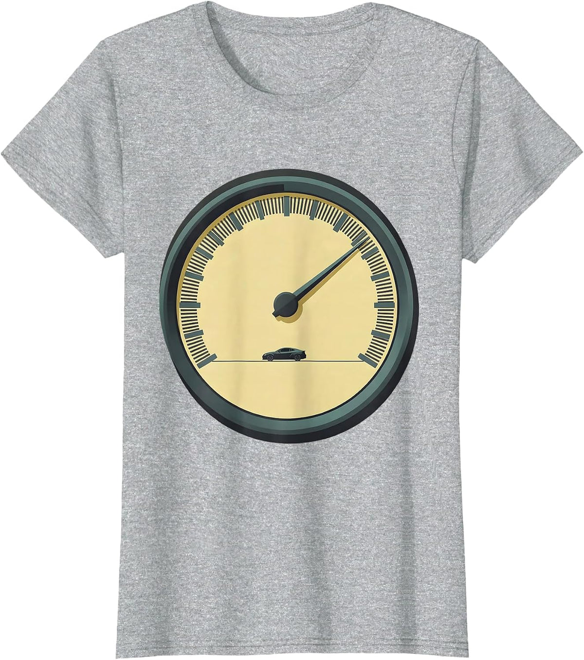 Odometer Dial Storm Chaser Tornado Enthusiast Humor T-Shirt - Heather Grey