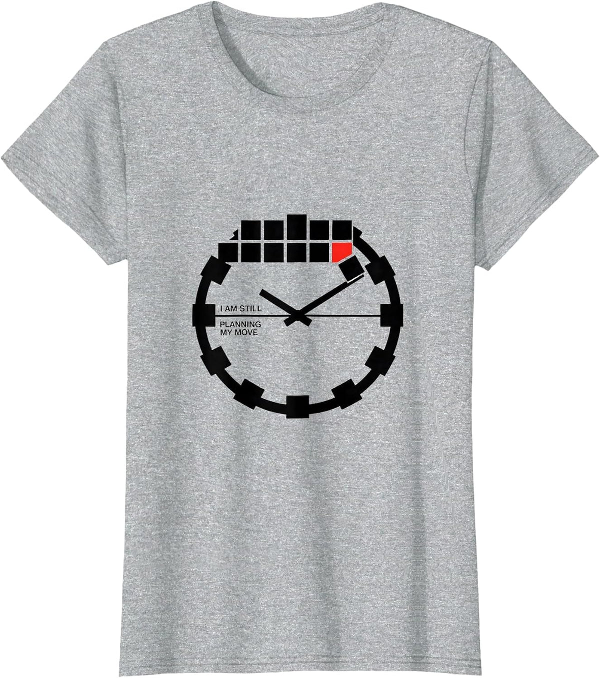 I Am Still Planning My Move Funny Chess Player Humor T-Shirt - Heather Grey