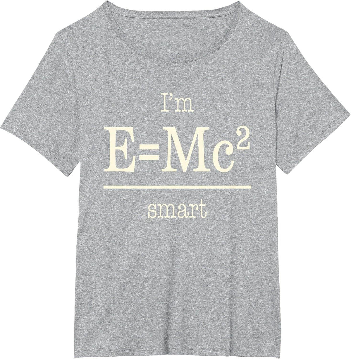 Funny Math Pun I'm Relatively Smart Math Nerd Einstein T-Shirt - Heather Grey