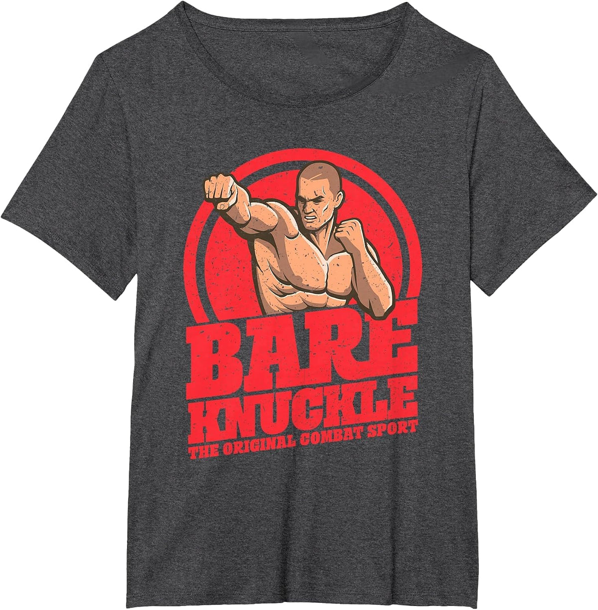 Bare-Knuckle Boxing - The Original Combat Sport T-Shirt - Dark Heather Grey