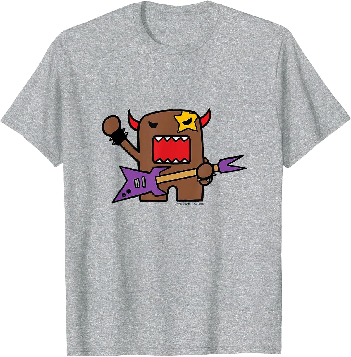 Domo Rocker T-Shirt - Heather Grey