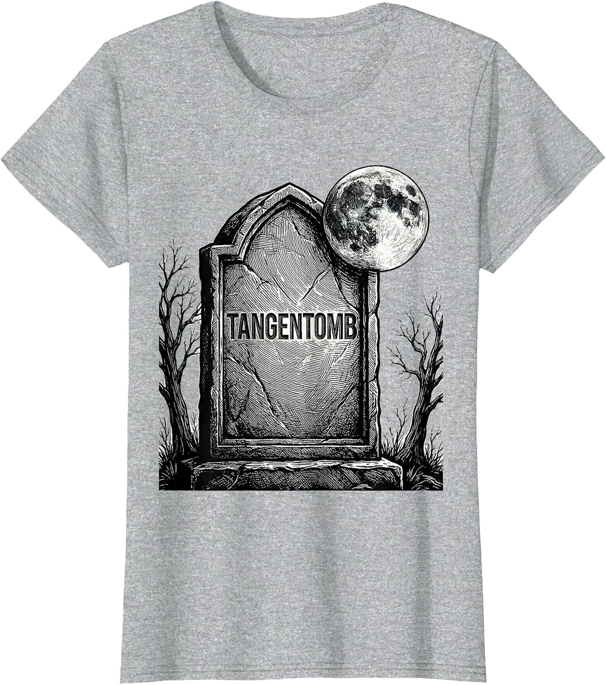 Tangentomb Math Teacher Halloween Costume Substitue T-Shirt - Heather Grey