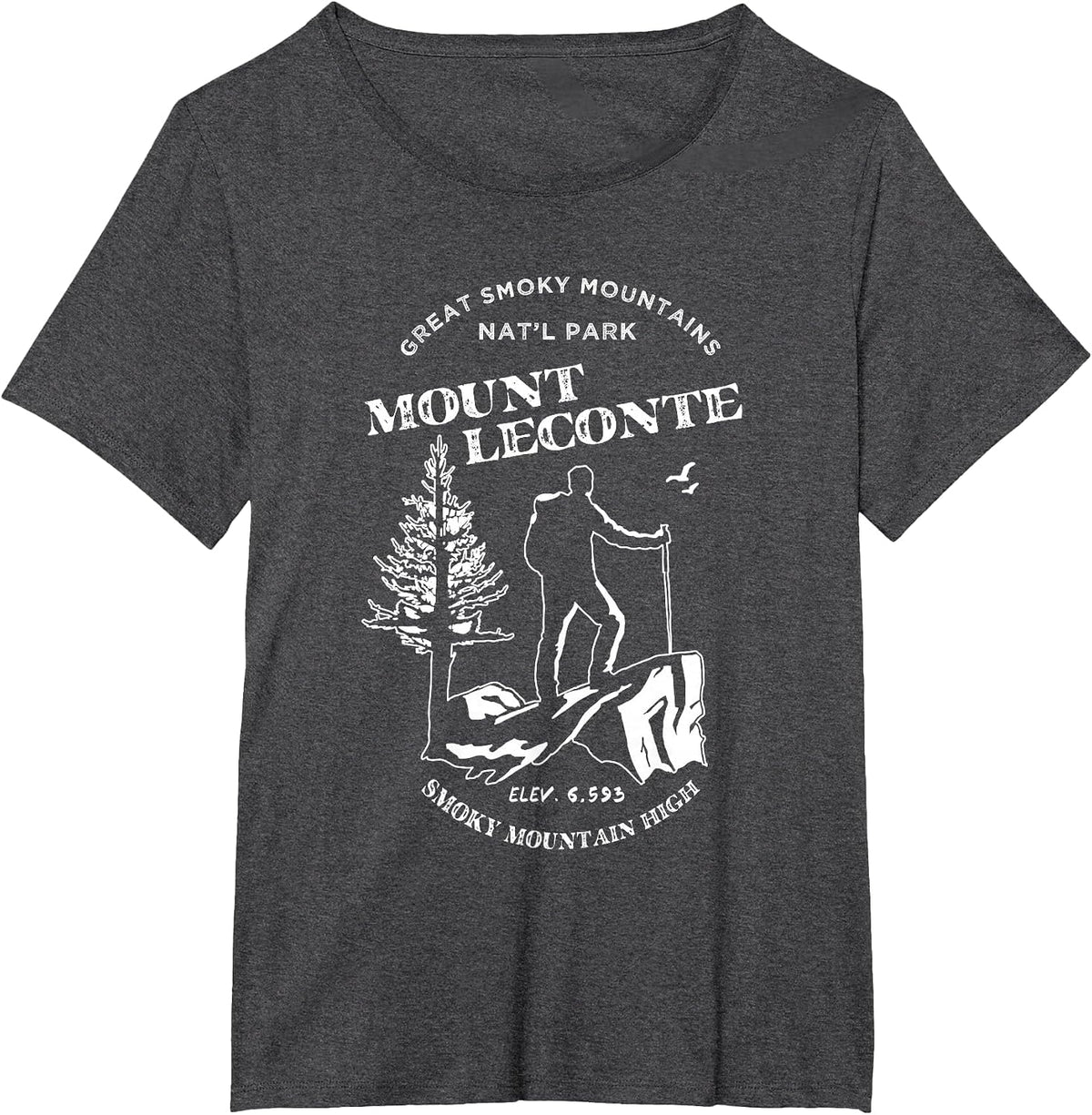 Mt. Leconte Shirt - Great Smoky Mountains T-Shirt - Dark Heather Grey