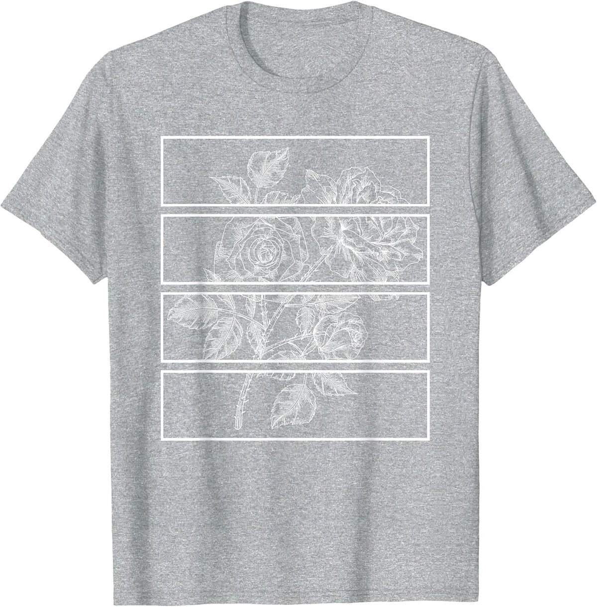 Goth Punk Fairycore Roses Fairy Grunge Gothic Men Women T-Shirt - Heather Grey