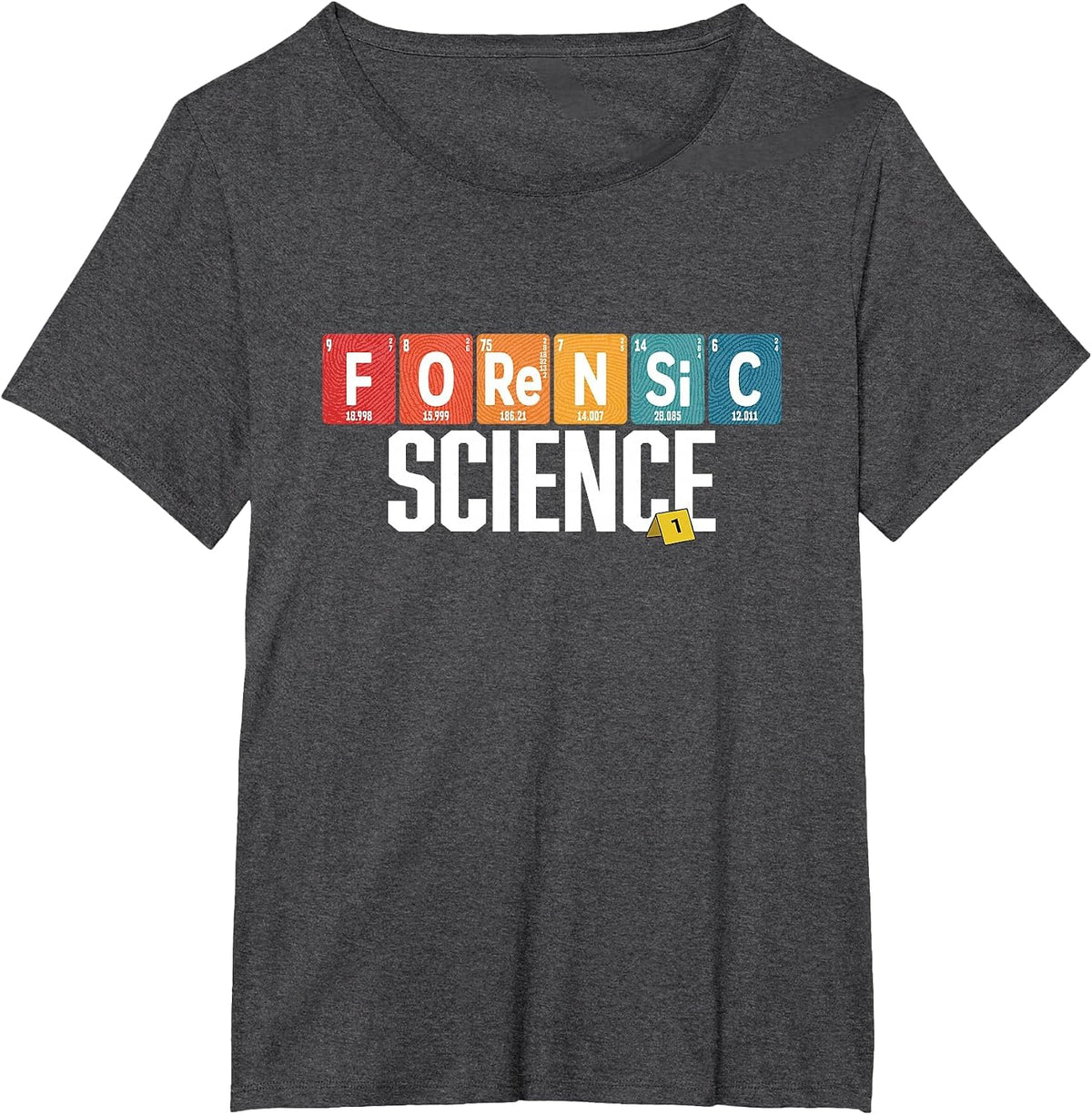 Forensic Science Week Crime Lab Scientist Chemistry T-Shirt - Dark Heather Grey