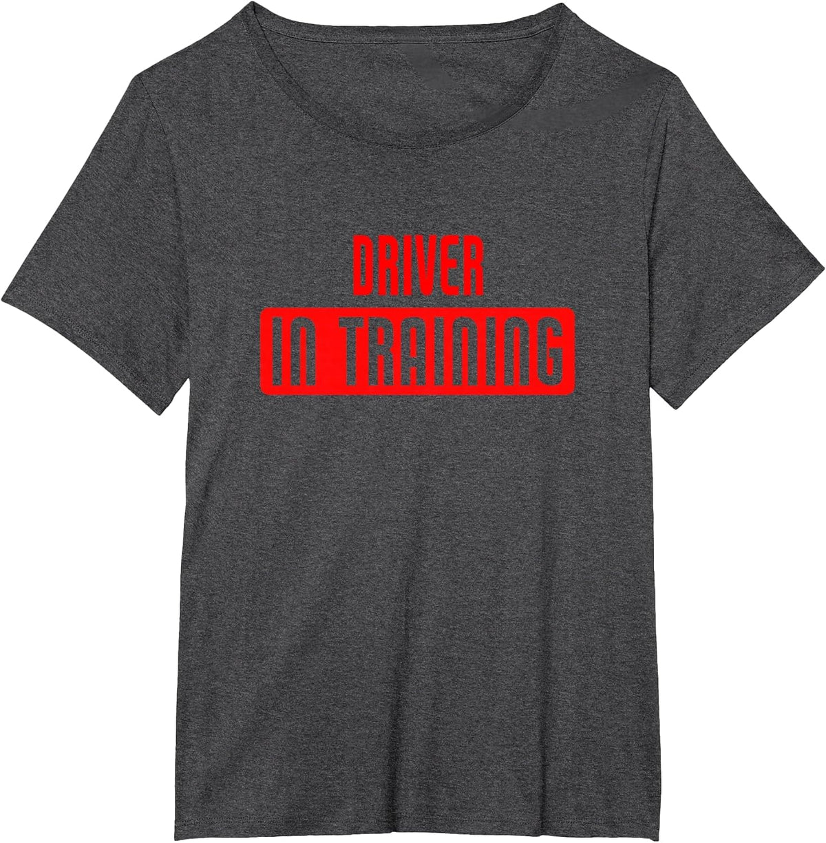 Driver in Training Future Driver T-Shirt - Dark Heather Grey