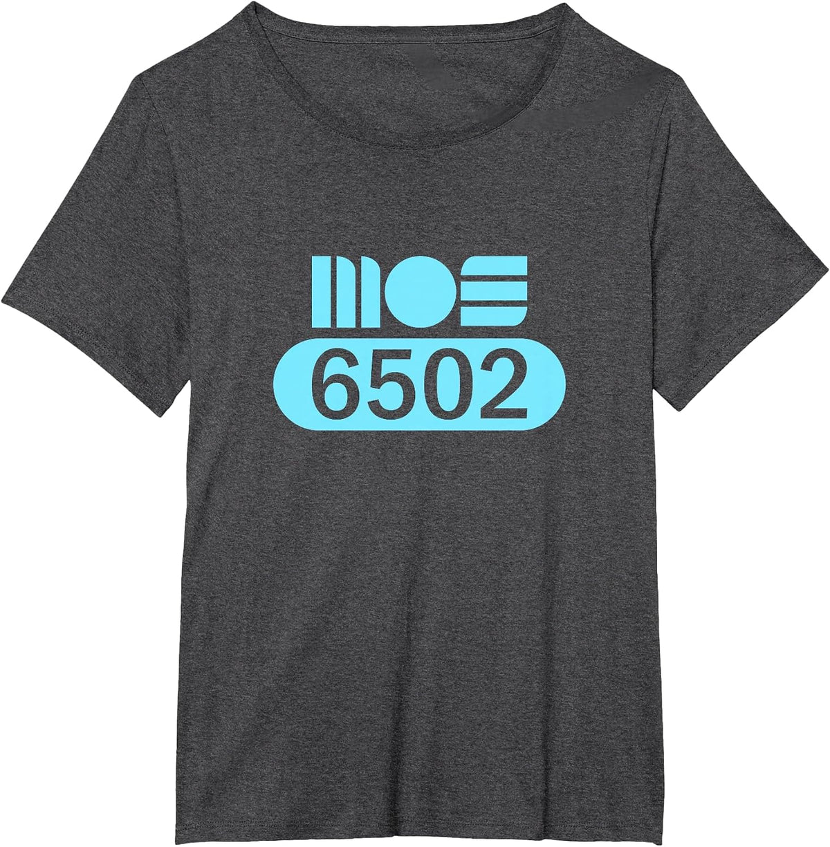 MOS 6502 CPU Retro Programmer Coder Processor Old School T-Shirt - Dark Heather Grey