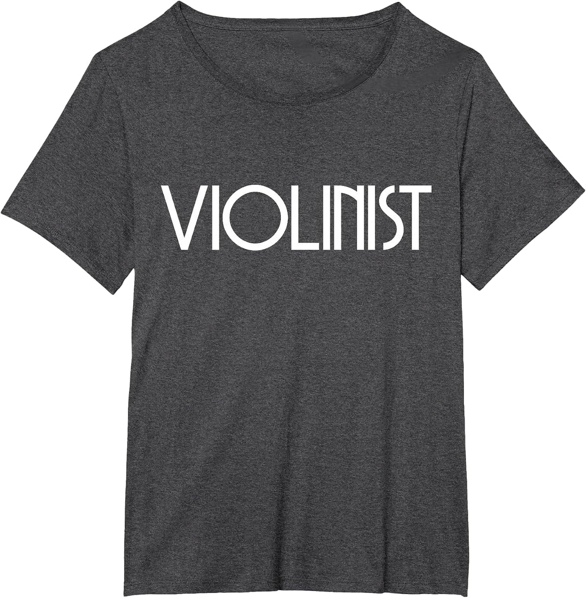 Violin Musical Music Teacher Violinist T-Shirt - Dark Heather Grey