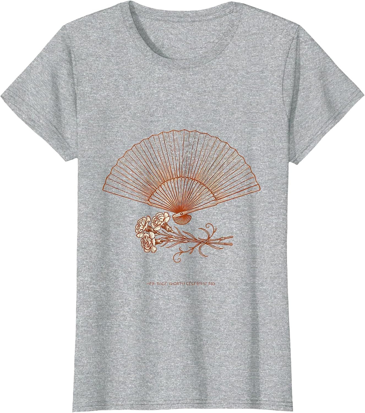 Women's Heritage Worth Celebrating Spanish Heritage Design T-Shirt - Heather Grey