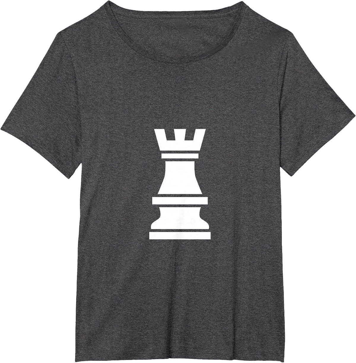 Rook Chess Piece T-Shirt T-Shirt - Dark Heather Grey