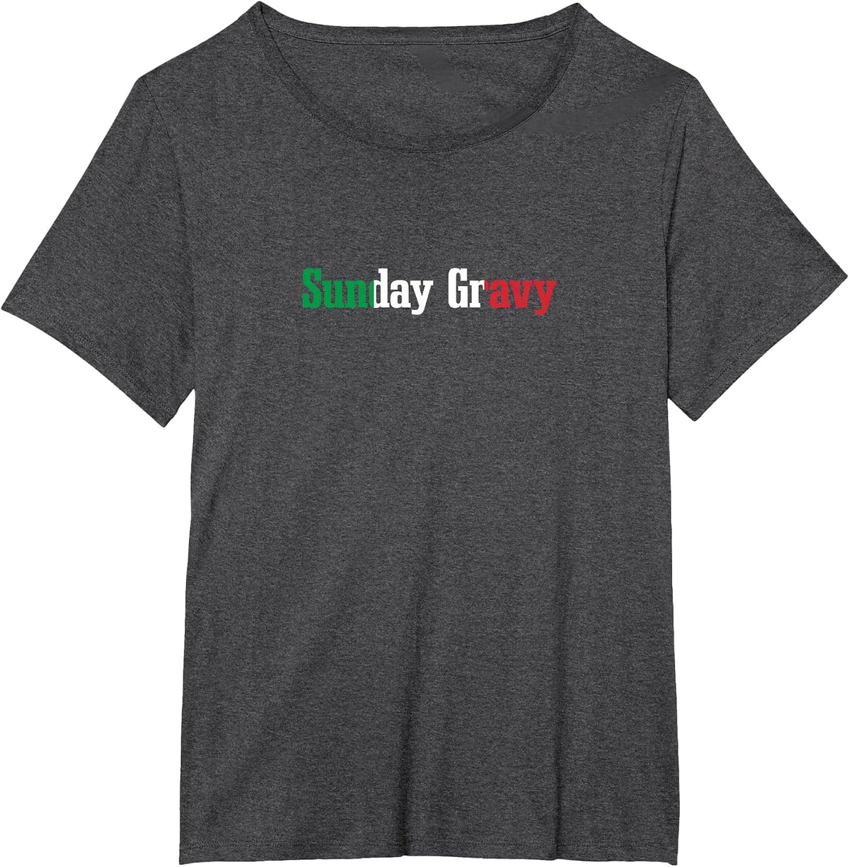 Sunday Gravy Italian Chef Italy Cook Family Reunion T-Shirt - Dark Heather Grey