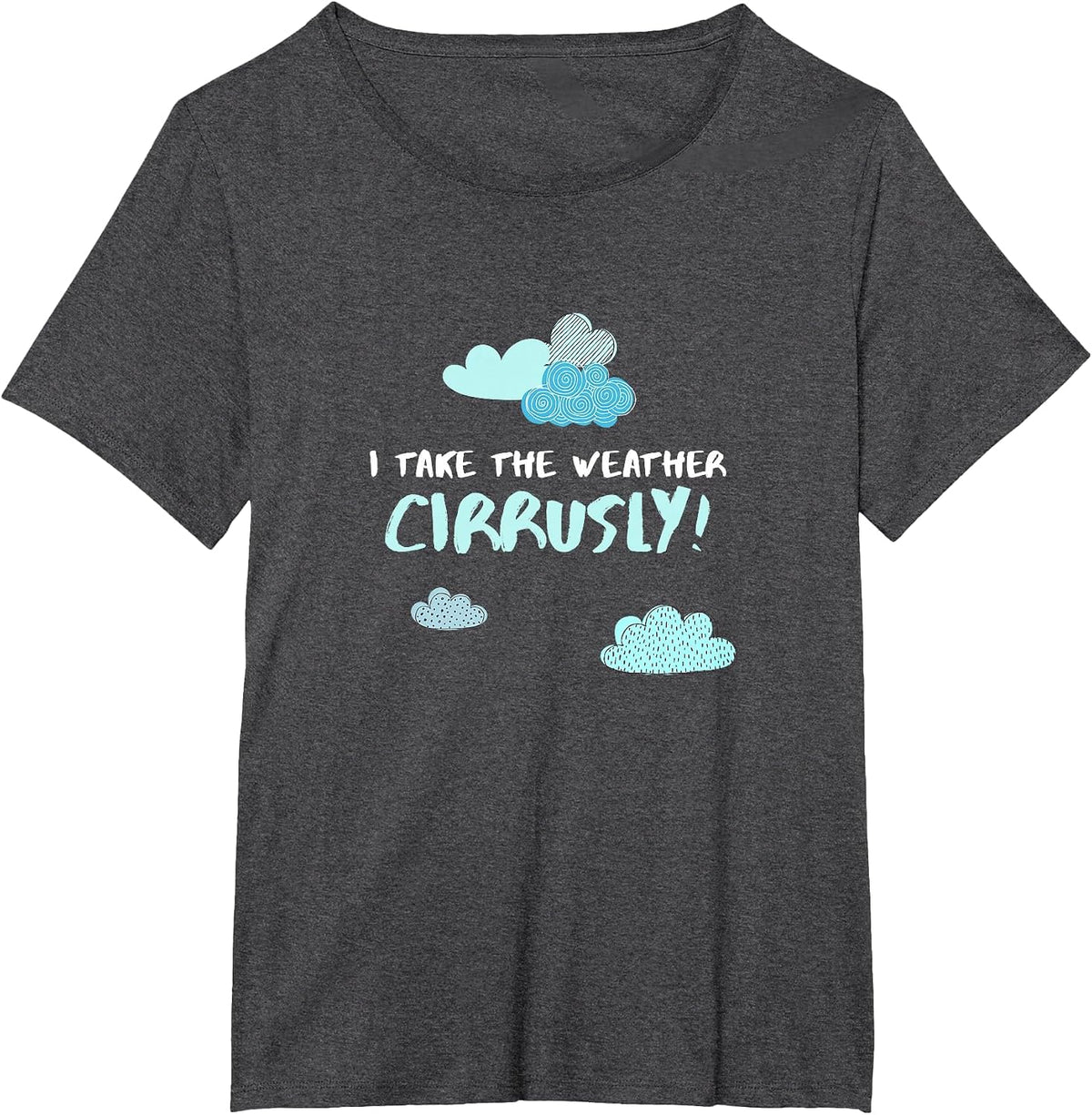 I Take Weather Cirrusly Meteorologist Weather Saying T-Shirt - Dark Heather Grey