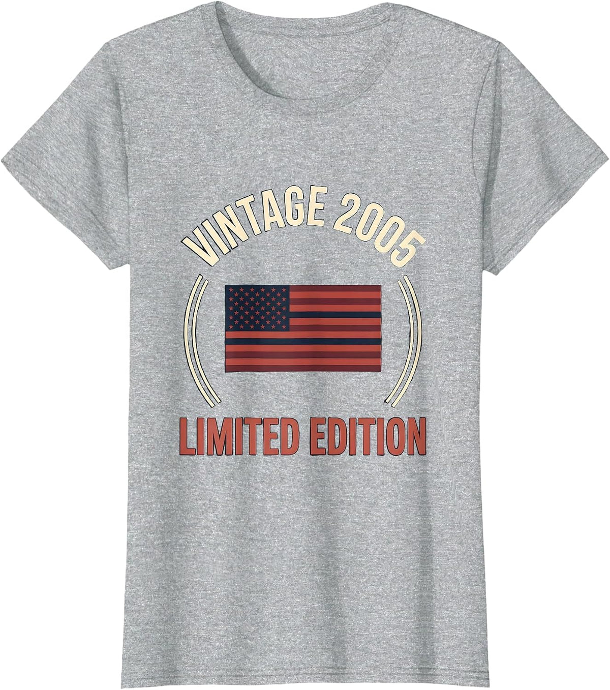 Women's Vintage 2005 Limited Edition Stamp 21st Birthday Gift Men T-Shirt - Heather Grey