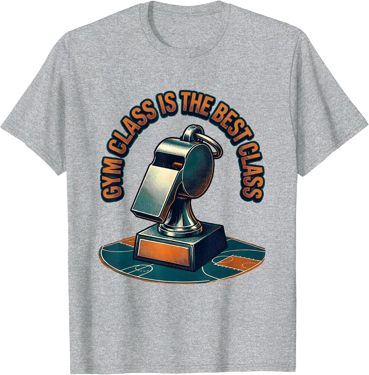 Men's Gym Class Is The Best Class Funny PE Teacher Back To School T-Shirt - Heather Grey