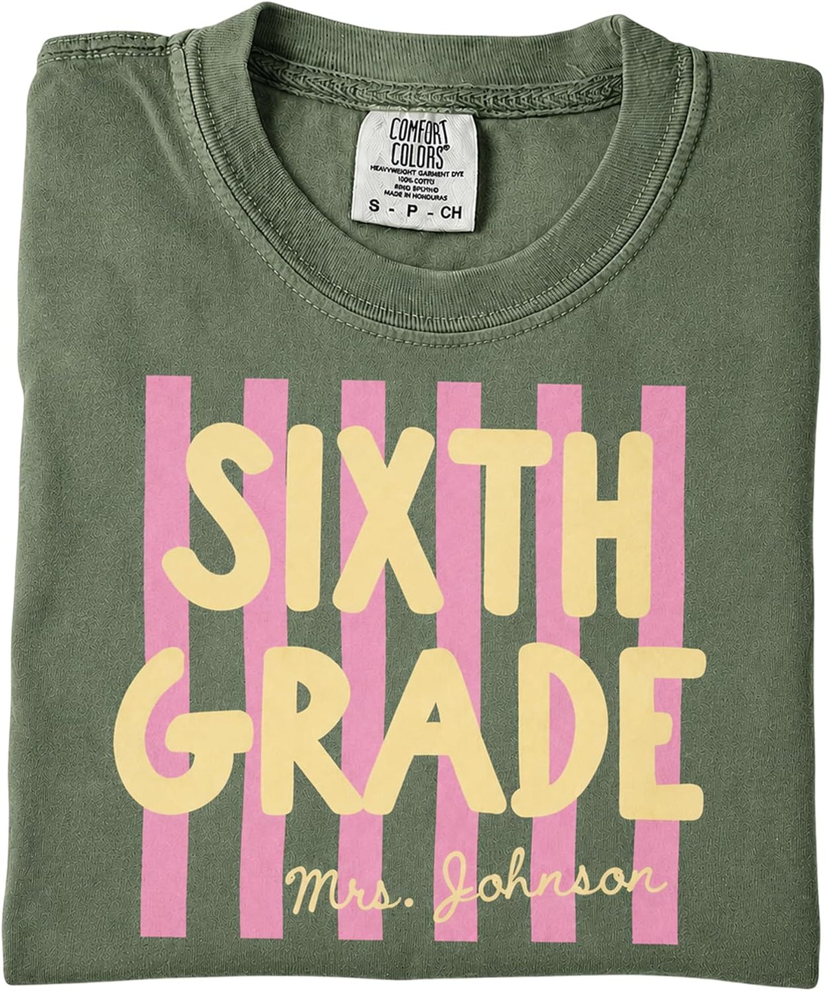 LOVELYPOD Custom Back to School Teacher Shirt, Teacher Team Shirts, Grade Level Tee, First Second Third Fourth Fifth Grade -