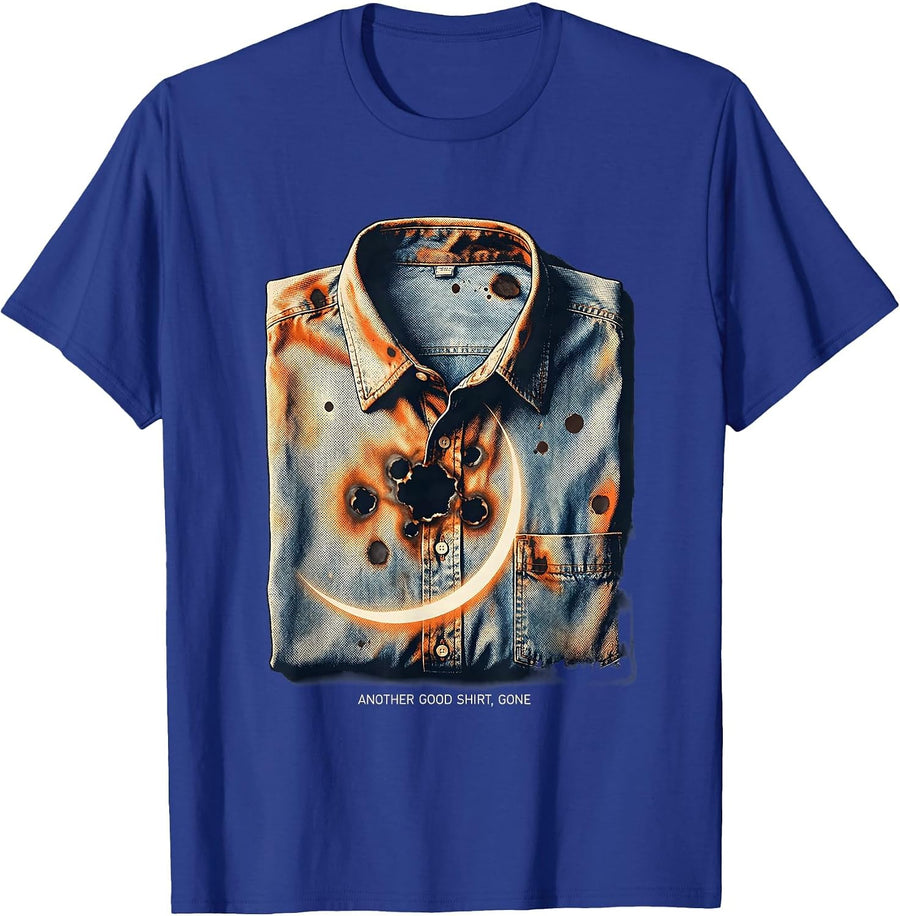 Another Good Shirt, Gone Funny Welder Trade Humor T-Shirt - Royal Blue