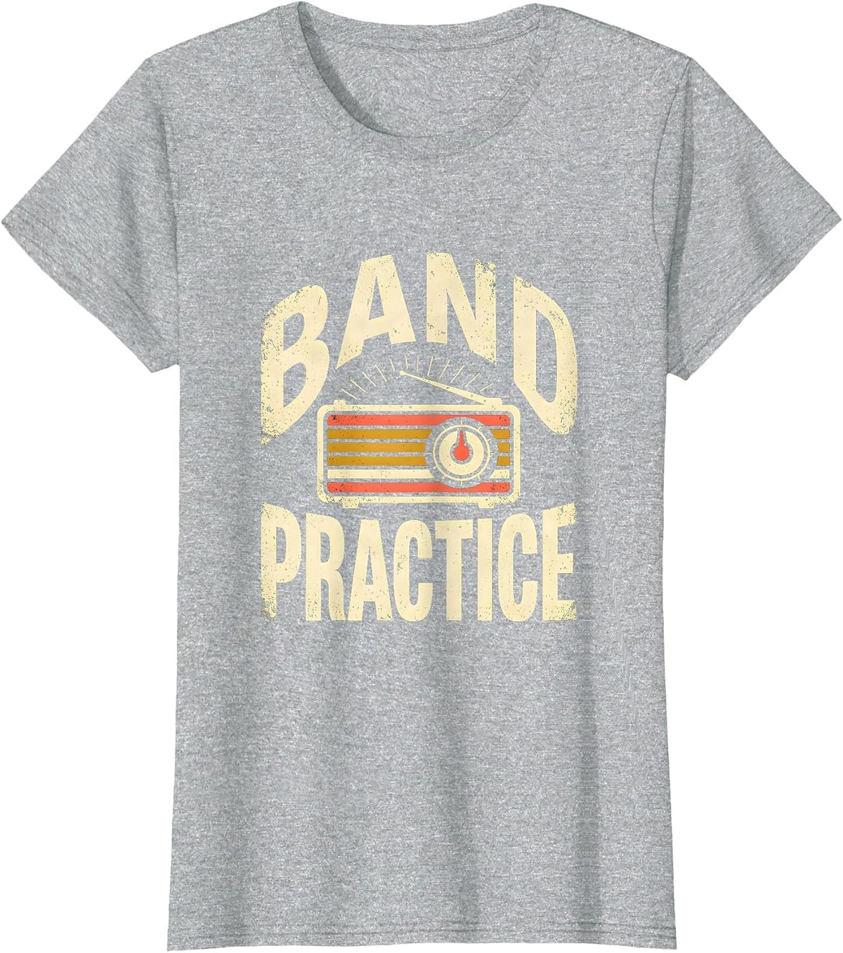 Band Practice Funny Ham Radio Operator Hobbyist Humor T-Shirt - Heather Grey