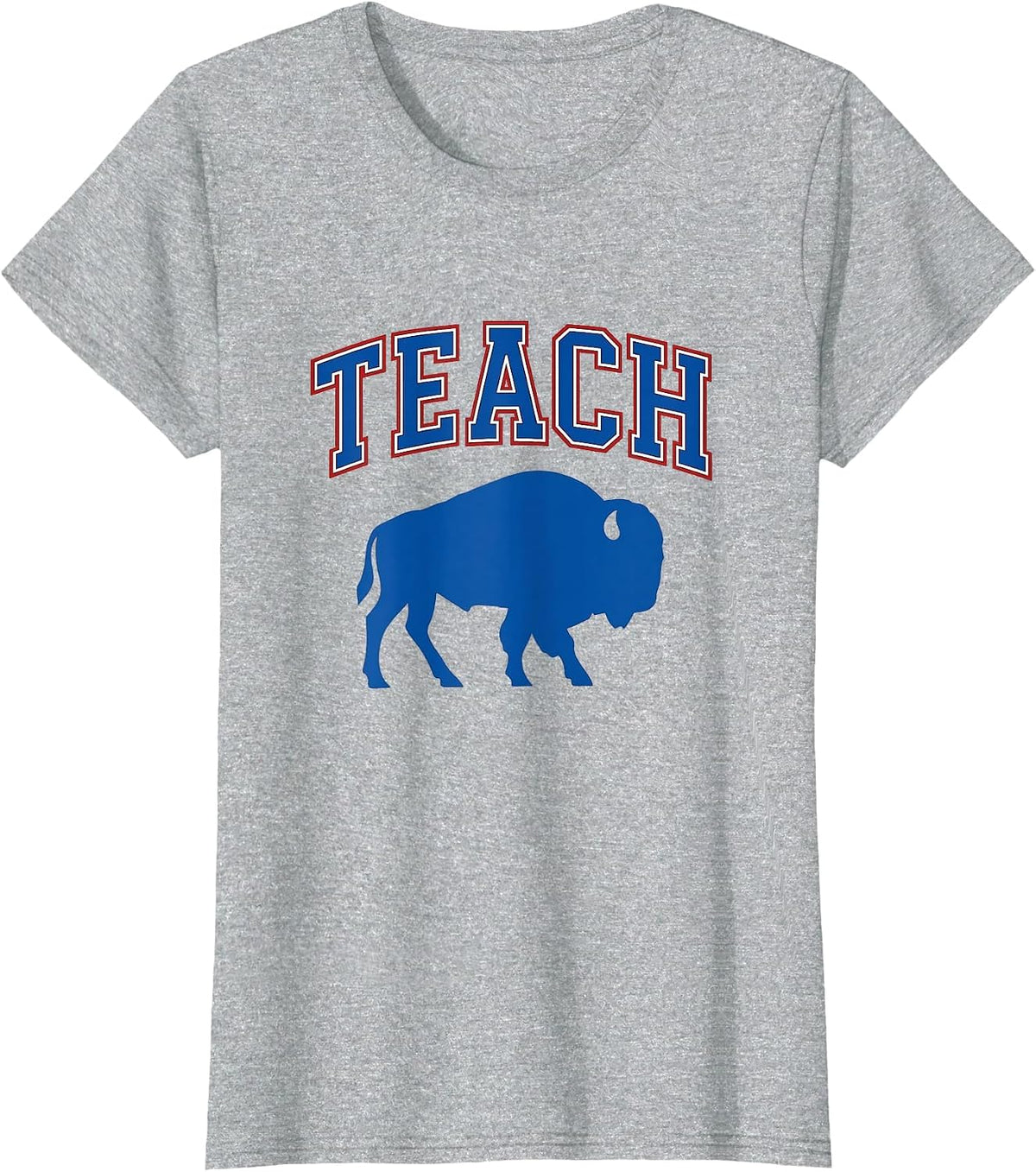 Buffalo School Teacher T-Shirt - Heather Grey